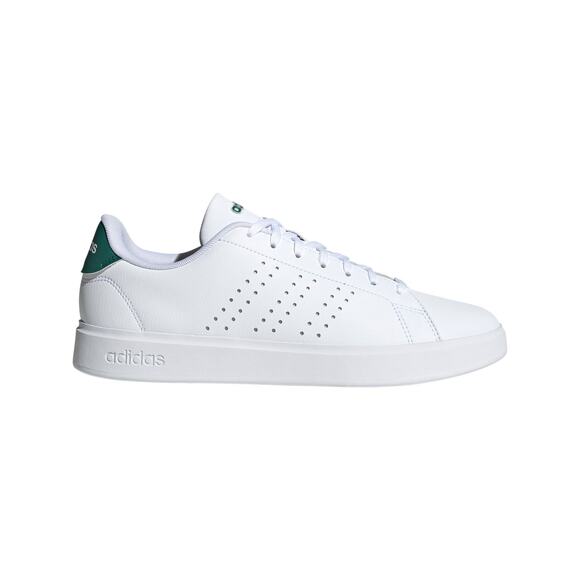 NWT Adidas Men’s Advantage 2.0 Sneakers White/Black/Collegiate Green Size 9 main image 6